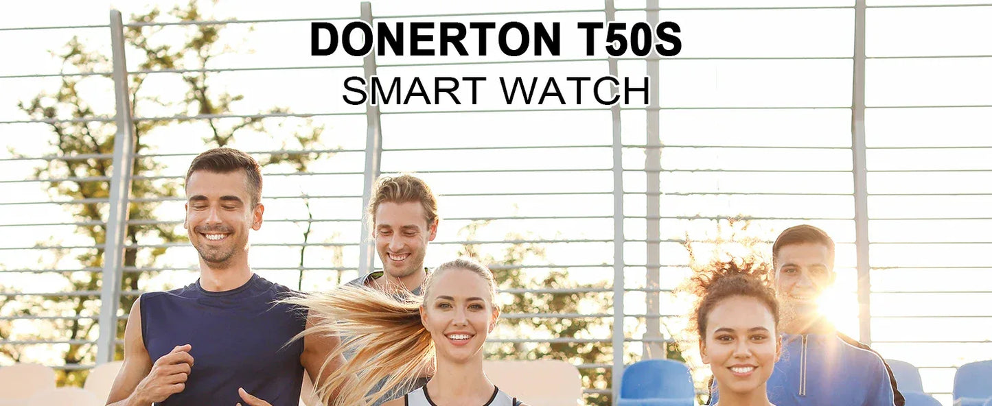 Smart Watch, 1.85" Smartwatch (Answer/Make Call), IP68 Waterproof Fitness Tracker, 100+ Sport Modes, Heart Rate and Sleep Monito - Wear444