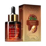 30ml Double Rose Petal Radiance Essence Oil Facial Care Tightening Moisturizing Ginseng Essential Oil Face Serum Korean Skin Car