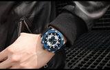 MEGIR Luxury Men's Watch Leather Belt Quartz Business Watches Luminous Fashion Sports Man Wristwatch Clock Relogios Masculino