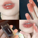 HERORANGEHR564 Enveloping Ice Night Mirror Lip Glaze Moisturizing and Moisturizing Lip Film Forming Quickly