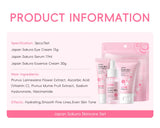 3pcs/set Sakura Skin Care Sets Face Cream Serum Eye Cream Face Beauty Products for Women Daily Moisturizing Skin Care Products