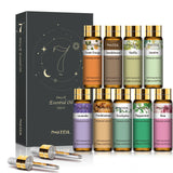 9pcs Essential Oils Set 10ml Pure Natural Gift Set Kit for HumidifIer Diffuser Candles making DIY Soap Aroma Oil for Skin Care