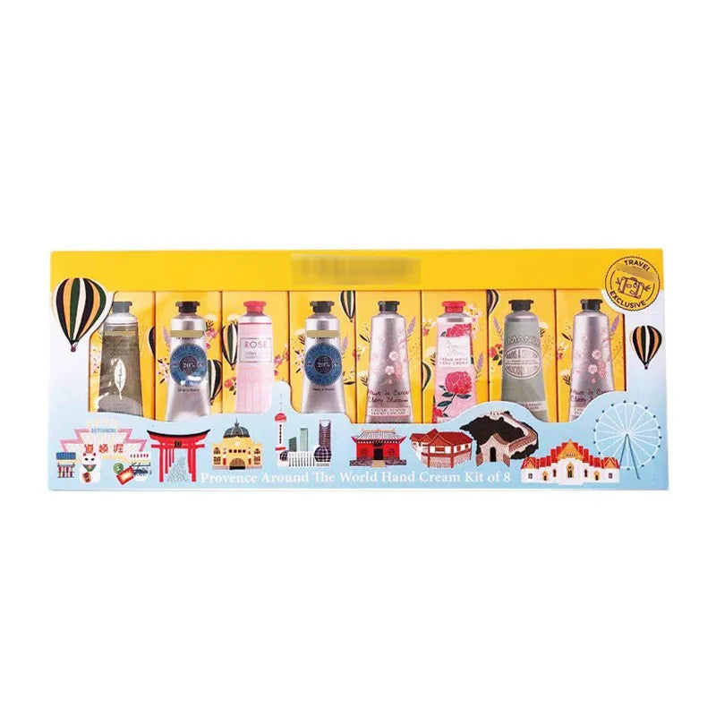 Moisturizing Hand Cream Gift Box, Hand Care Essence Cream, Prevent Chapping, Whitening Fragrance, Girl Gift, 8 Sticks
