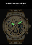 BINBOND B4010 Fashion Casual Quartz Men Watch Stainless Steel Strap Luxury Dial Luminous 30M Waterproof Business Men Wristwatch