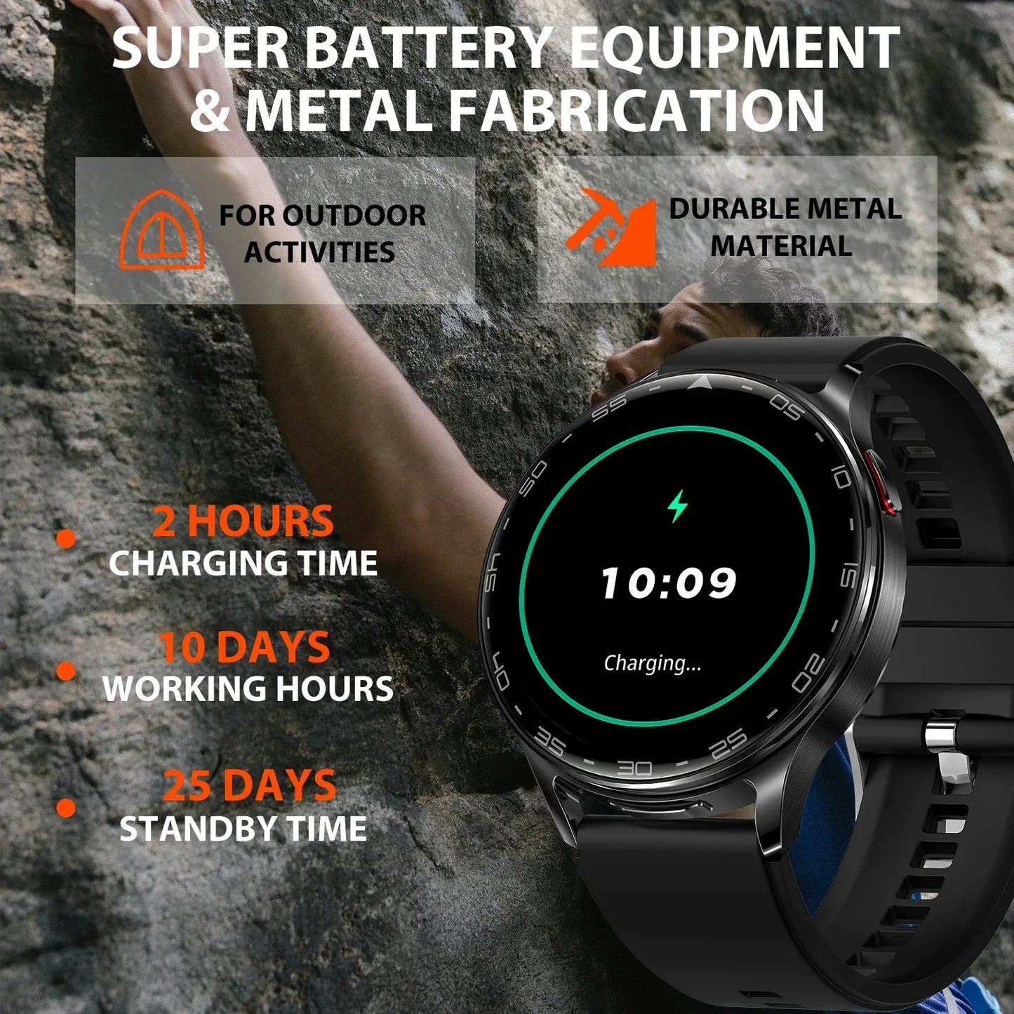 EIGIIIS Smart Watch with Earbuds1.39"HD Fitness Watch with Heart Rate Blood Oxygen Sleep Tracker 2 in1 Bluetooth for iOS Android - Wear444