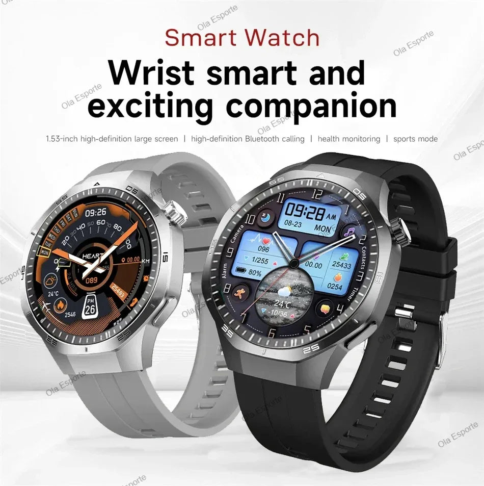 2026 Watch 5 Pro GPS Track Smart Watch Men 360*360 AMOLED Screen BT Call Fitness IP68 Waterproof Health Monitor Man Smartwatches - Wear444