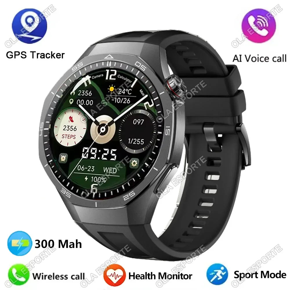 2026 Watch 5 Pro GPS Track Smart Watch Men 360*360 AMOLED Screen BT Call Fitness IP68 Waterproof Health Monitor Man Smartwatches - Wear444