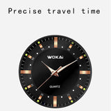 Men'S Quartz Watches Casual High Quality Fashion Waterproof Business Luxury Retro Round Dial Leather Strap Watches