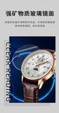 2024 Men Watch Fashion Top Luxury Sport Men's Wristwatch Waterproof Luminous Leather Date Quartz Watches Man clock