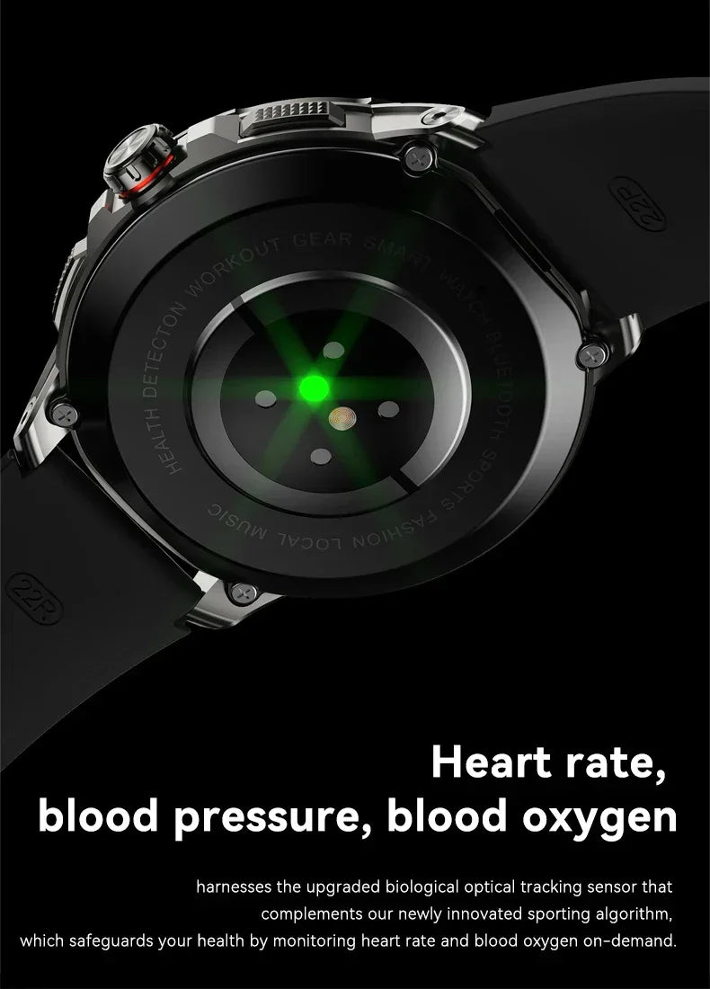 8GB+128GB RAM 5G/4G Smart Watch 1.95 inch AMOLED 2100mah Battery 900W Camera GPS WIFI Google APP Download Android 9.0 Smartwatch - Wear444