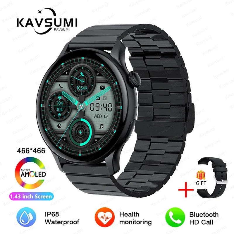 Smartwatch for Women AMOLED Screen Always Display Time NFC IP68 Waterproof Sports Call Women Smart Watch For Women Custom dial - Wear444