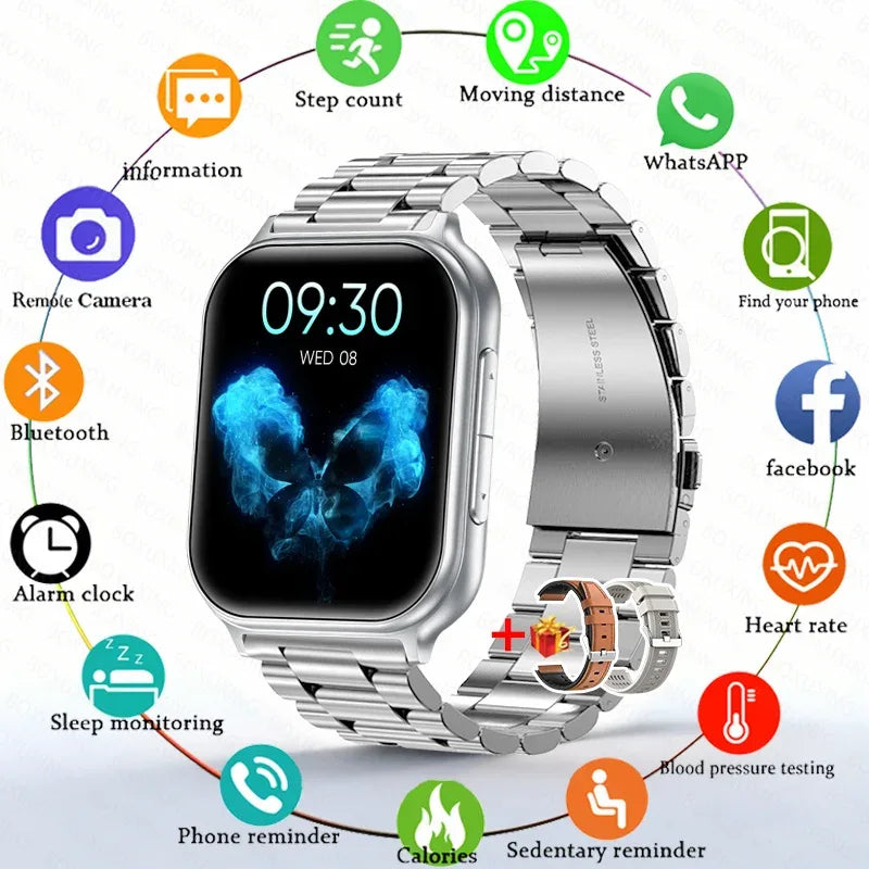 700mAh Lady fashion Smart Watch Men Women Heart Rate Blood Pressure Fitness Tracker Bluetooth Call Smartwatch Man For Android - Wear444