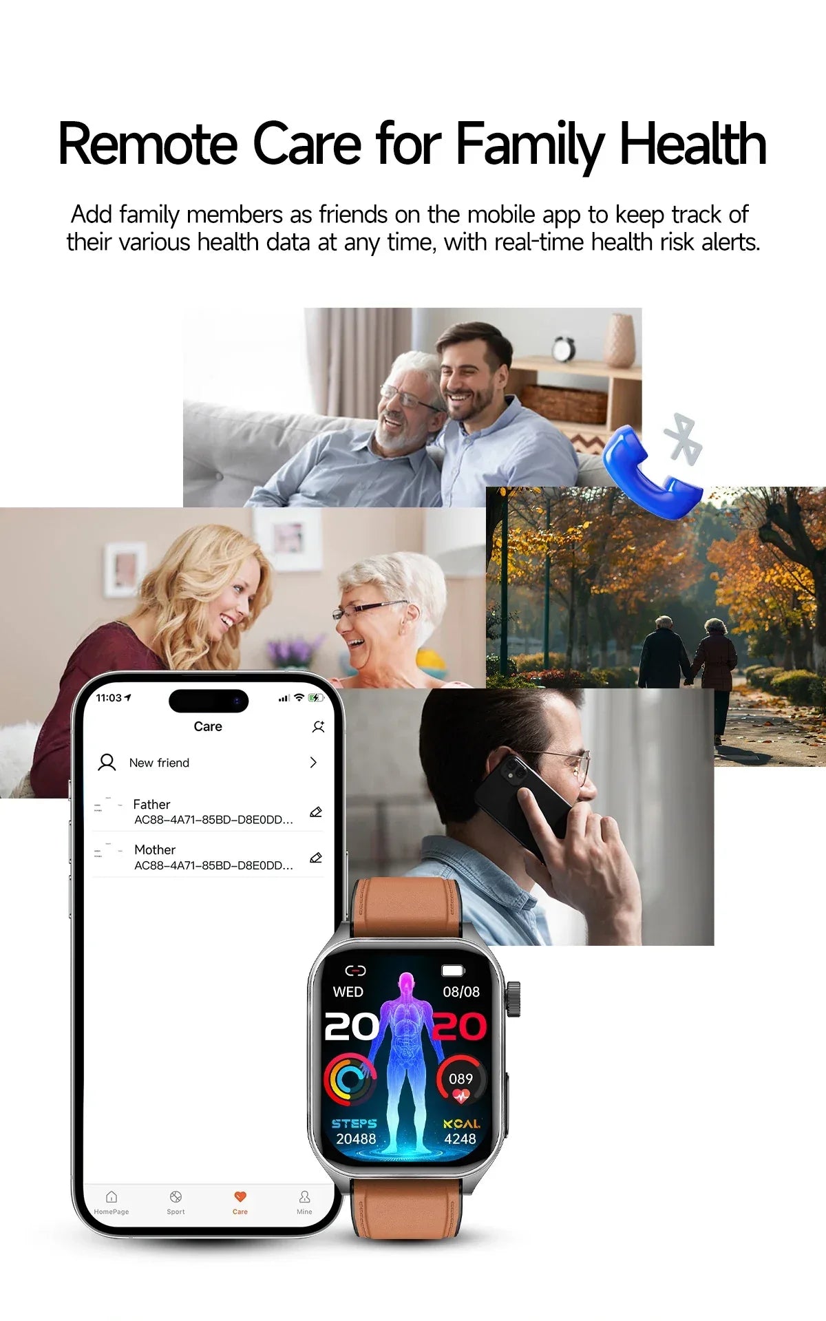 2025Hot AI-GPT Diagosis ECG Health SmartWatch Blood Pressure Lipid Uric Acid 650nm Dual-Probelaser Heart Analysis Smart bracelet - Wear444