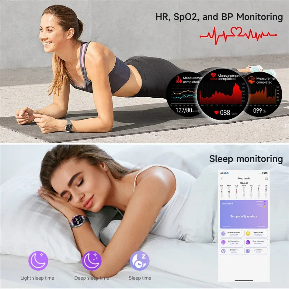 New Watch 5 Pro Smart Watch HD AMOLED Screen GPS Tracker Bluetooth Call Health Monitoring Waterproof Sports SmartWatch Men Women - Wear444