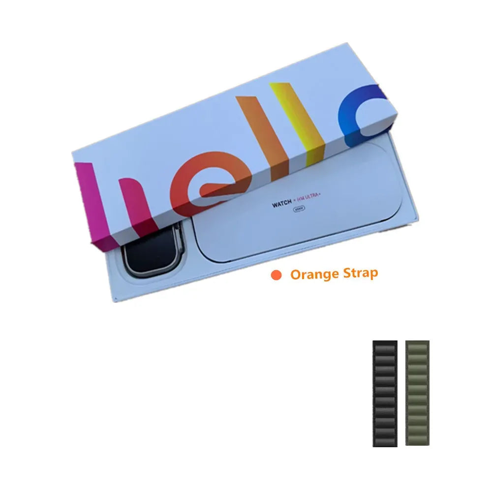 2025 Newest Smart Watch H14 Ultra Plus Hello Watch 3 Series Amoled Screen 49mm Heart Rate Music Sport Mode Smartwatch Men Women - Wear444