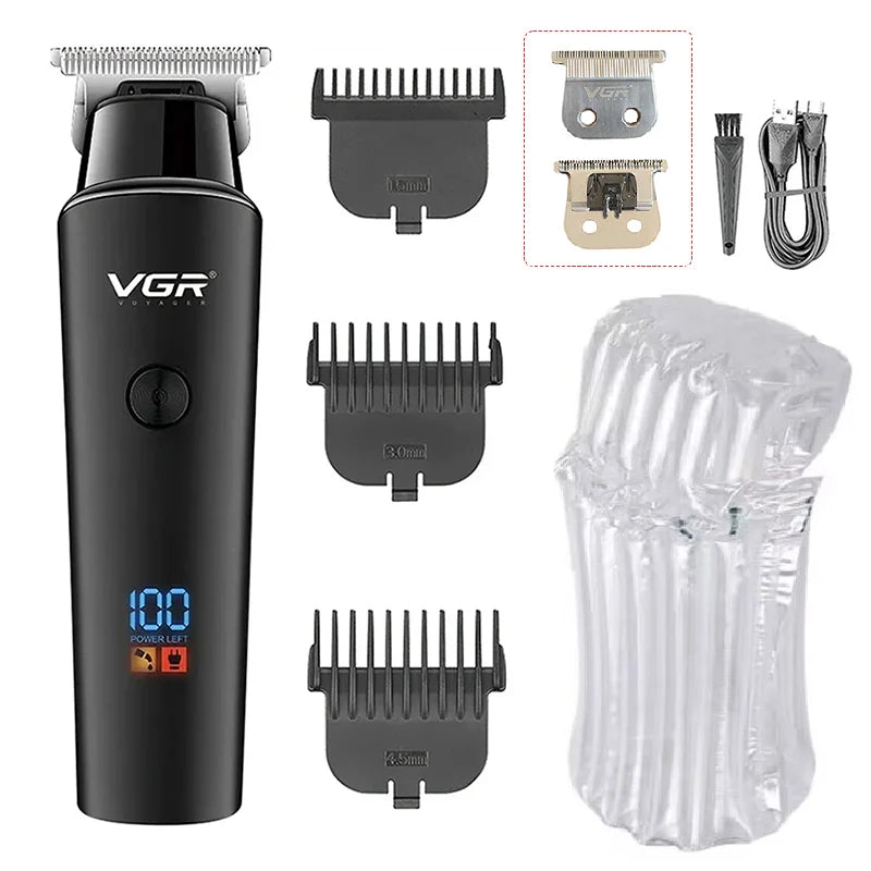 VGR Hair Cutting Machine Electric Hair Clipper Professional Beard Hair Trimmer Face Haircut Mustache Barber Trimer For Men V-937