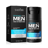 SADOER Men's Skin Care Sets Moisturizing Face Cream Facial Mask Lip Balm Sunscreen Facial Cleanser Eye Cream Men Skin Care Kit