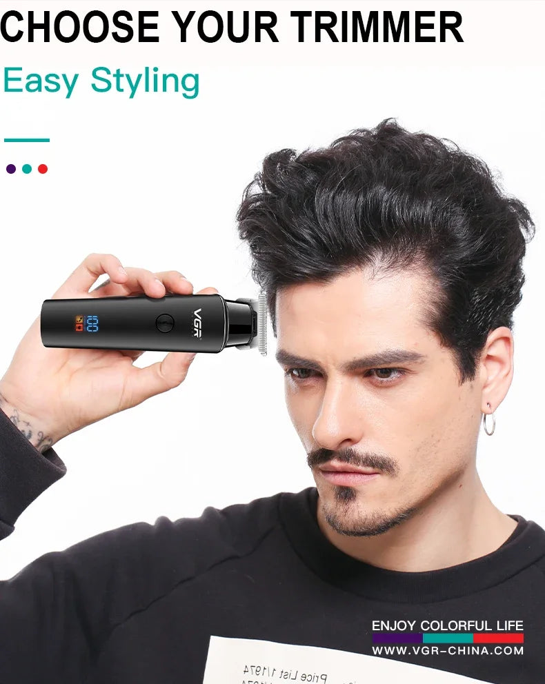 VGR Hair Cutting Machine Electric Hair Clipper Professional Beard Hair Trimmer Face Haircut Mustache Barber Trimer For Men V-937