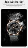OLEVS Casual Fashion Business Quartz Watches for Men Top Brand Original Stainless Steel Mesh Belt Waterproof Calendar Men Watch