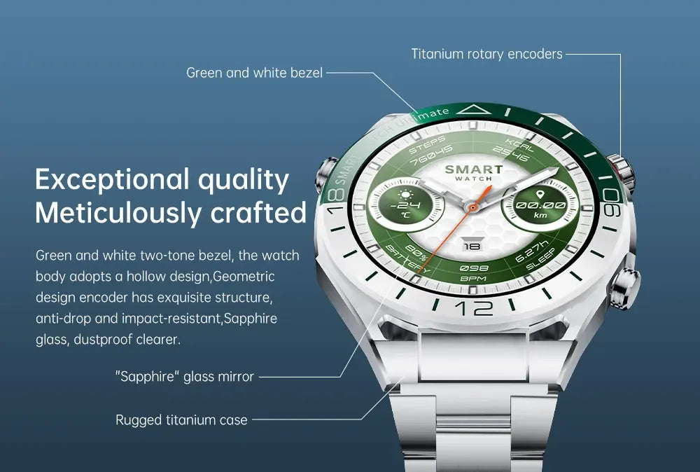 Hotsale Smartwatch Women Men Lady Gifts 1.53” HD AMOLED GPS NFC Bluetooth Phone Calls Sports Smart Watches For Man Waterproof - Wear444