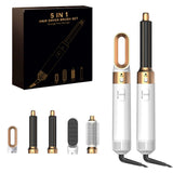 5-in-1 Hairstyling Tool is a revolutionary hair styling machine that combines the power of a hair dryer, straightener, curler,vo