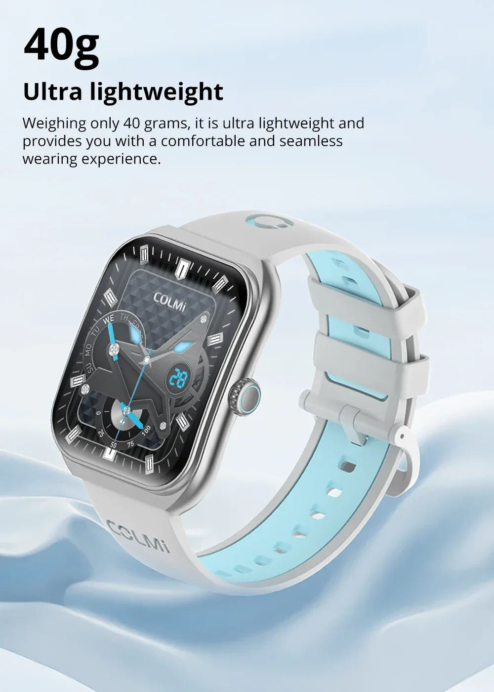 COLMI P86 1.93" AMOLED Smartwatch Men Health Manager Bluetooth Call IP68 Waterproof Smart Watch Women For Xiaomi iOS Phone - Wear444