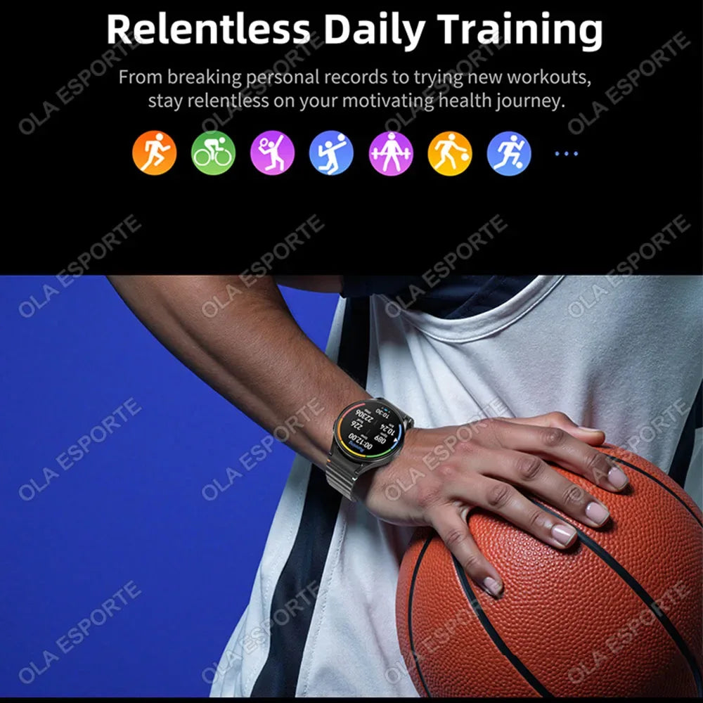 Smart Watch 6 Pro Original Premium GPS Smartwatches For Women Men Amoled Display Bluetooth Call 5ATM Waterproof Sport Wristwatch - Wear444