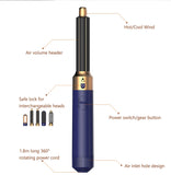 5-in-1 Hairstyling Tool is a revolutionary hair styling machine that combines the power of a hair dryer, straightener, curler,vo