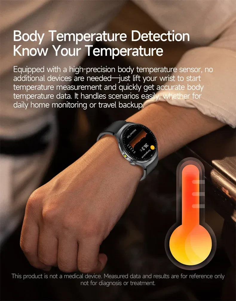 2026New Health Sport ECG AI Diagnosis Smart Watches Men Heart Rate Blood Pressure IP68 Waterproof Smartwatches For Men women - Wear444