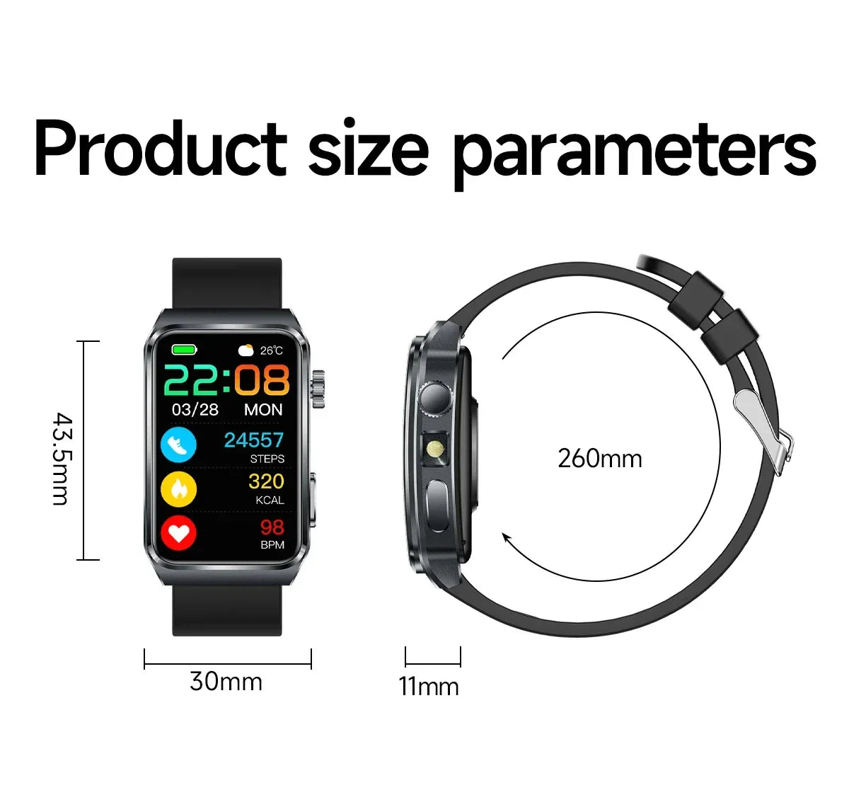 2025 New Nursing Grade ECG+PPG Pulse therapy Smartwatch Men Blood lipid Uric acid Bluetooth call Health Bracelet For Android iOS - Wear444