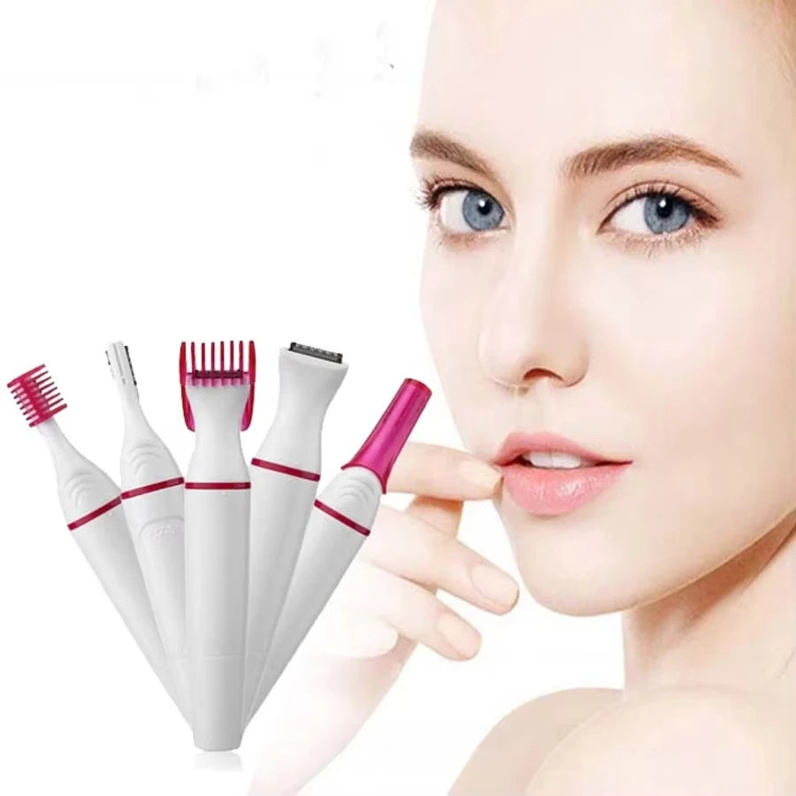 Electric Hair Removel Shaver For Women Eyebrow Trimmer Epilator Electric Painless Hair Remover Machine Body Facial