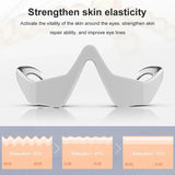 3D EMS Eye Massager Eyes Relax Fatigue Relief Lighten Dark Circles Smooth Micro-Current Heating Eye Fine Line Beauty Eye Care