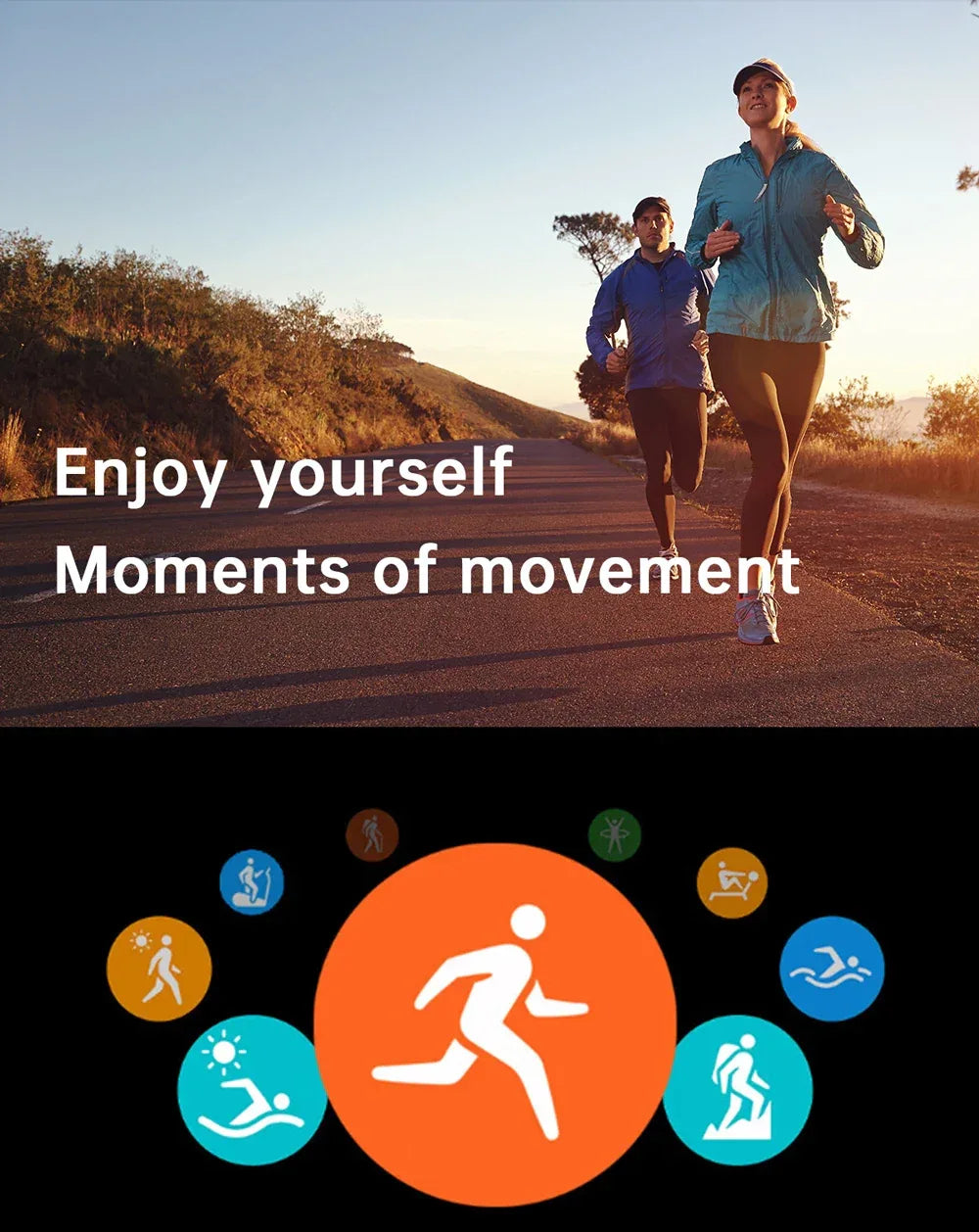 2026 Smart Watch 1.83" HD Screen Bluetooth Call Heart Rate Monitoring 120+ Sports Modes Waterproof for Men Woman Smartwatch Gift - Wear444