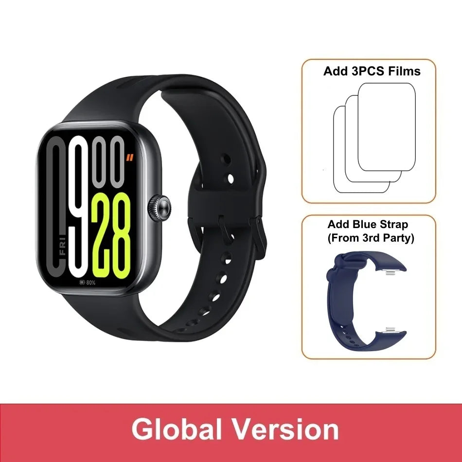 Global Version Xiaomi Redmi Watch 5 Smartwatch Bluetooth Phone Call 2.07'' Display 550mAh Battery Health Monitoring Sports Mode - Wear444