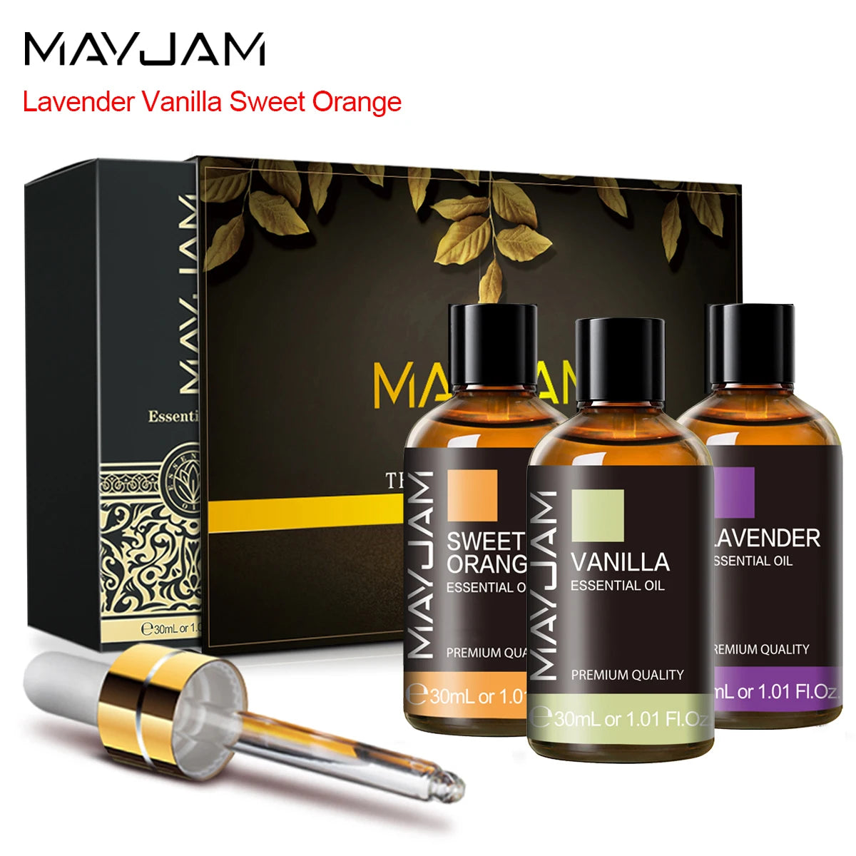 3pcs/set Essential Oils for Skin Hair Care,Home Diffusers,Aromatherapy, Massage and Humidifiers,Soaps Candle Making Scents