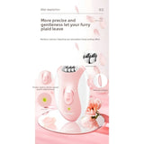 Electric hair removal device, waterproof and private trimmer, compact and portable shaver