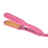 Electronic Hair Curling Irons Curler Straighteners  Titanium Corrugated Crimper Waves Iron Tools