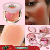 Pudaier Multi-purpose Brightening Glossy Blush Cream, suitable for daily makeup-holiday gift, easy to carry