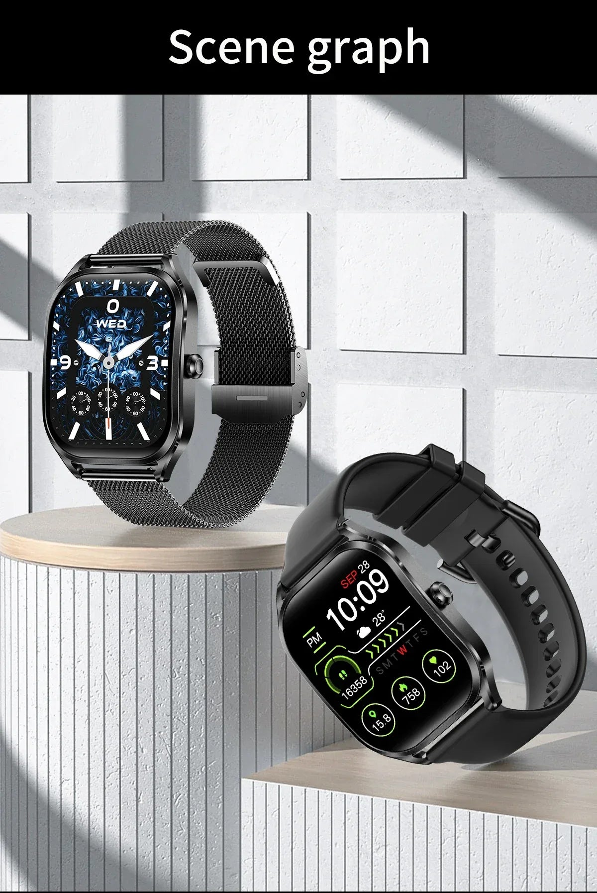 2026 Fashion Smart Watch Women 2.01” HD Screen Custom Watch Face Women’s Health Monitor Watch Bluetooth Call Sports Smartwatche - Wear444