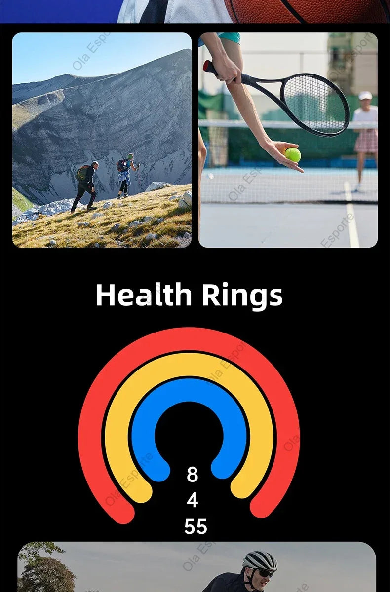 Smart Watch 6 Pro Original Premium GPS Smartwatches For Women Men Amoled Display Bluetooth Call 5ATM Waterproof Sport Wristwatch - Wear444