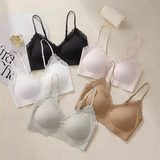 U Jia Ping for Lace Underwear Women's Small Chest Gathering Anti-sagging Beauty Vest-style Traceless Underwear