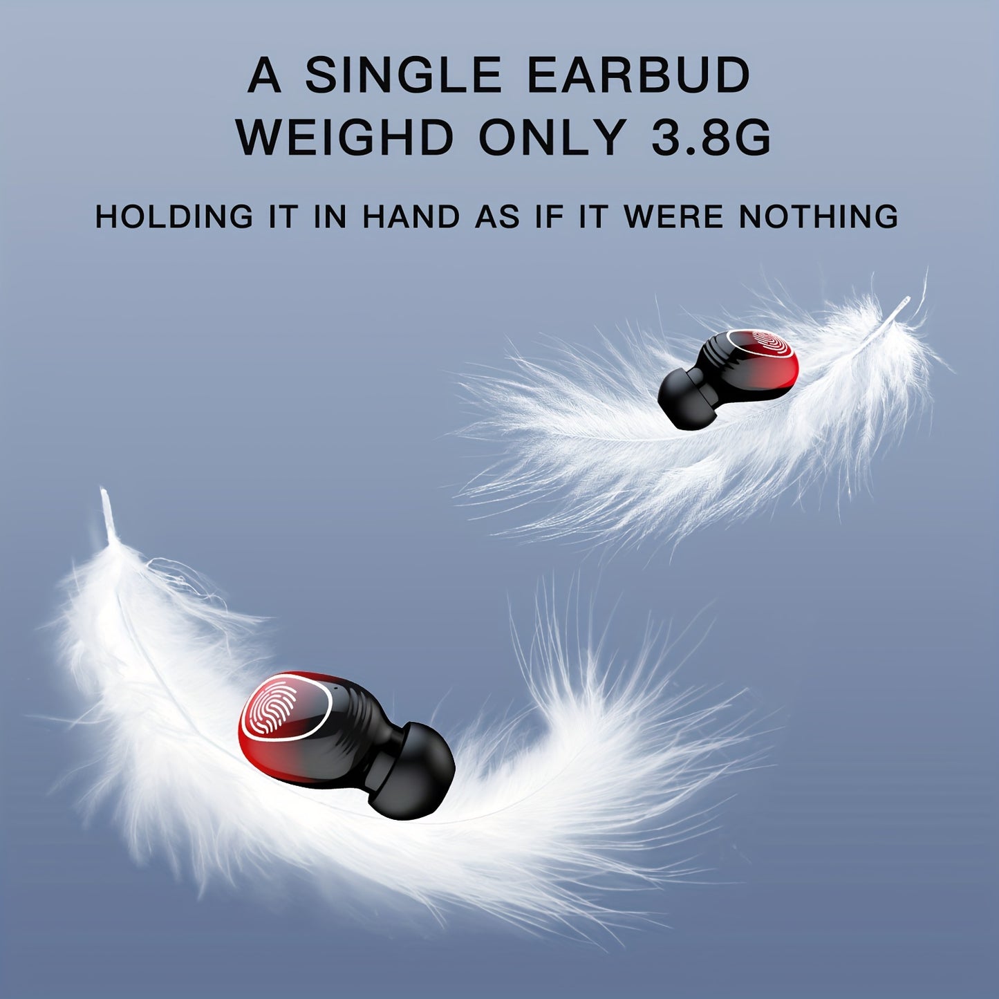 ProSound Wireless Earbuds - Waterproof Stereo Earphones with In-Ear Touch Control, Deep Bass, and Crystal-Clear Microphone for Sports, Gaming, Running, and Everyday Use - Sweat-Resistant and Lightweight Design