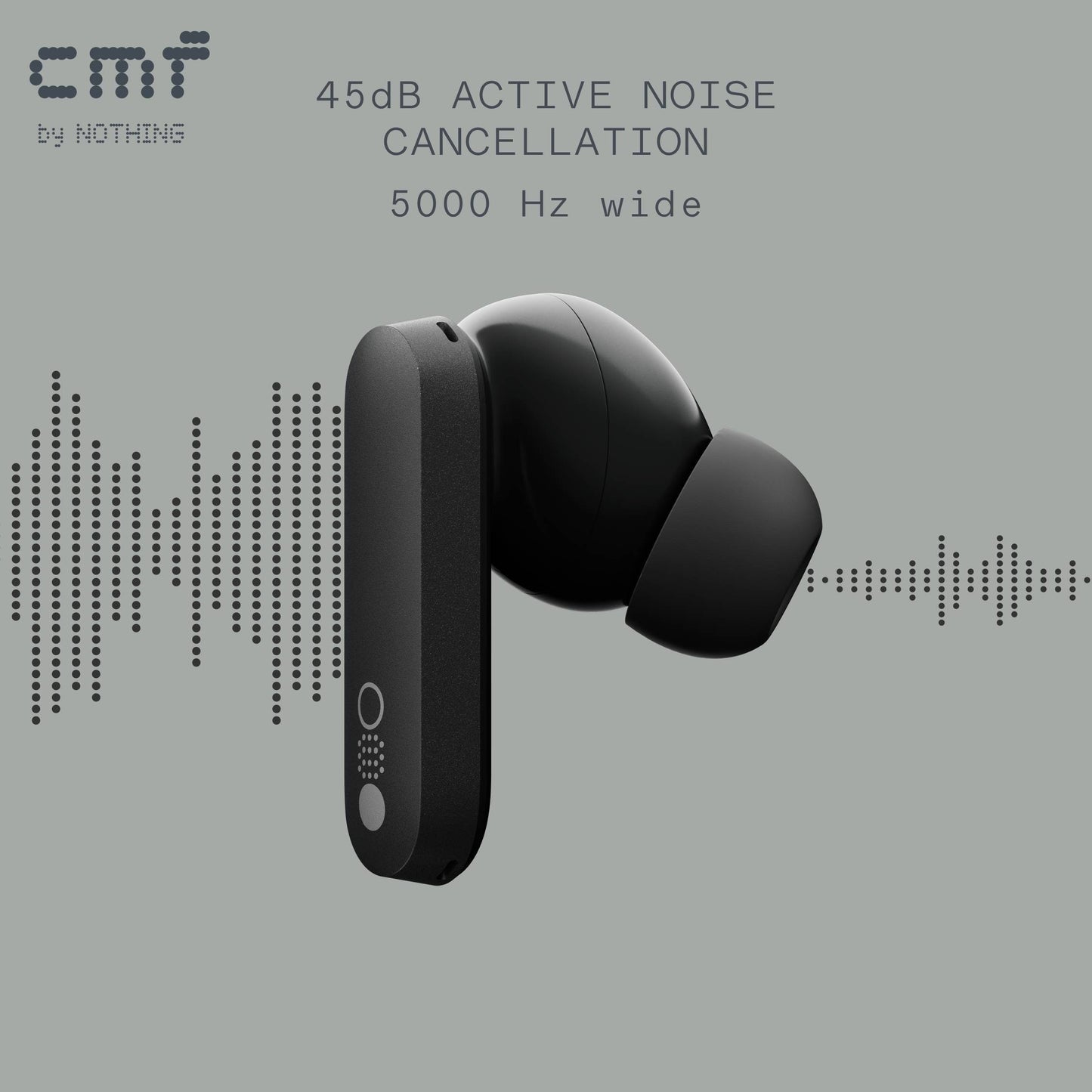 ProSound Buds Pro - Up to 39 Hours of Battery Life, 45 dB Advanced Noise Cancellation, Ultra Bass Technology, Custom Dynamic Bass, 5000 Hz Wide Band Noise Cancellation, 6 HD Mics for Crystal-Clear Calls, Wireless Earphones wi