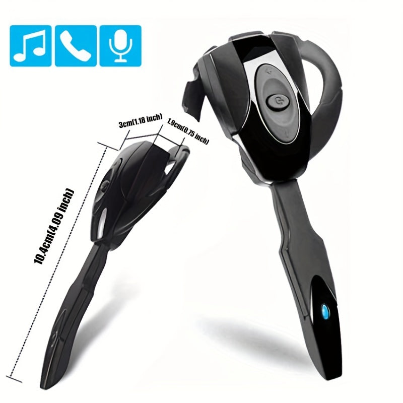 Rechargeable Wireless Earphones with Microphone - Perfect for Business, Sports, and Driving - Handsfree Headset