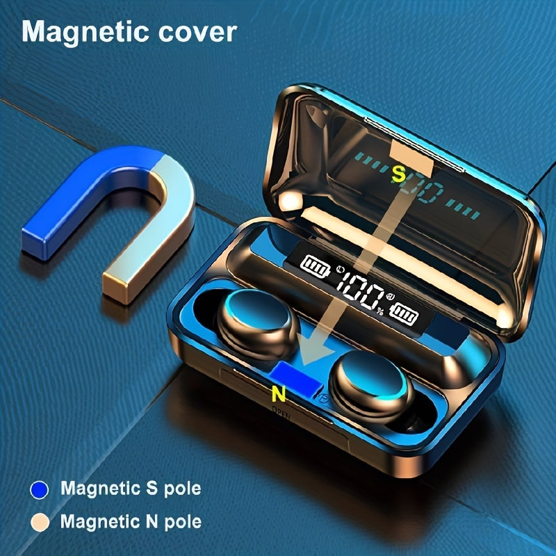 Wireless Wireless Earphones: High Sound Quality, Long Battery Life, , Suitable for Men and Women, Game Compatible, USB Charging, Noise Cancellation, Tangle-Free, Plastic Material, App Control, In-Ear Design, Volume Control, 8