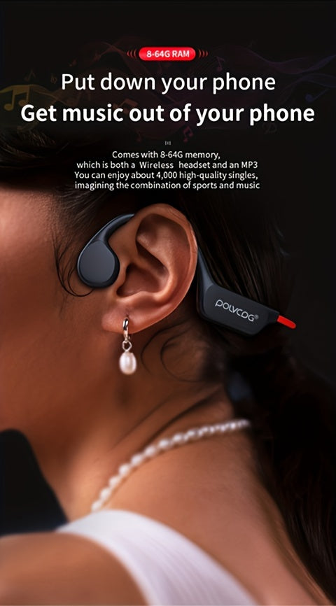 Bone Conduction Wireless Sports Earphones Waterproof Swimming Outdoor Running Exercise Unimpeded Large Capacity 10 Hours High Endurance The First Choice For Sports Enthusiasts