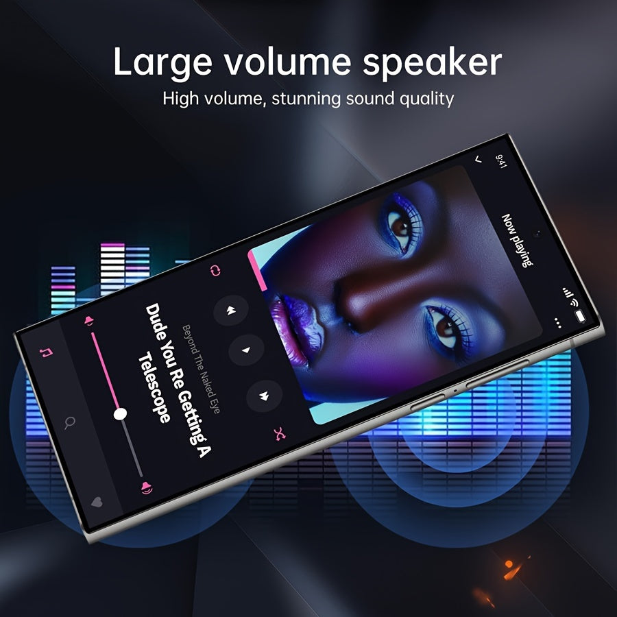 8GB+256GB Unlocked Smartphone S24Pro, Android 13, 6.8-inch Display, 13MP+50MP Camera, 6800mAh Battery, Dual SIM, Dual Standby, GPS, Built-in Stylus, Comes With Earphones | Case | Screen Protector | Type-c Cable, Ideal Valenti