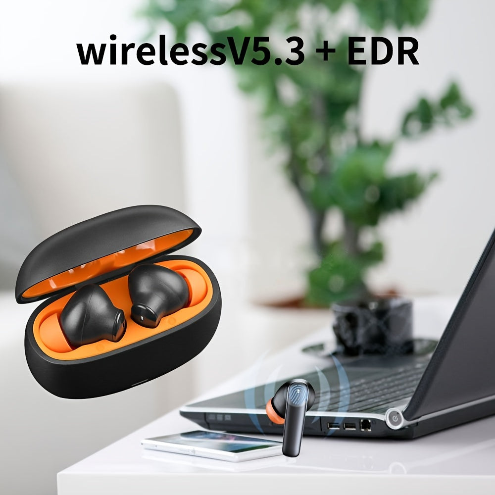 [30H Playback Wireless Earbuds] Wireless Earbuds Active Noise Cancelling Earphones, Wireless 5.2 With Microphone Charging Case, 30 Hours Playback Time, In Ear High Fidelity Stereo Earphones Suitable For IPhone Airpod Pro/Andr