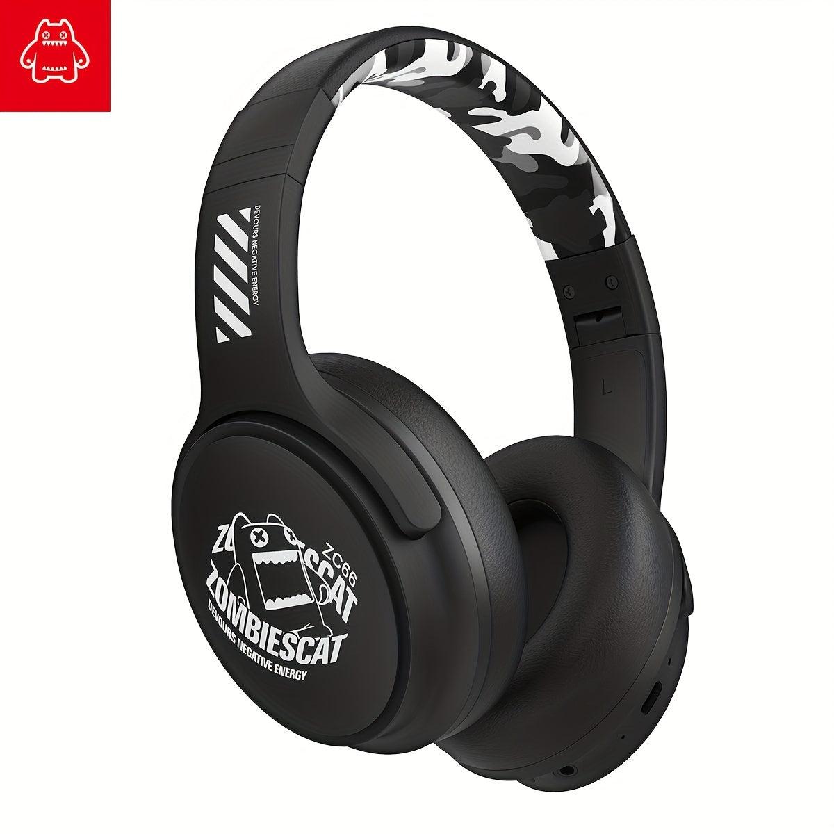 ZOMBIESCAT Wireless Earphones Headworn Wireless Noise Reduction Computer Wired Game 2024 New Ultra Long Range