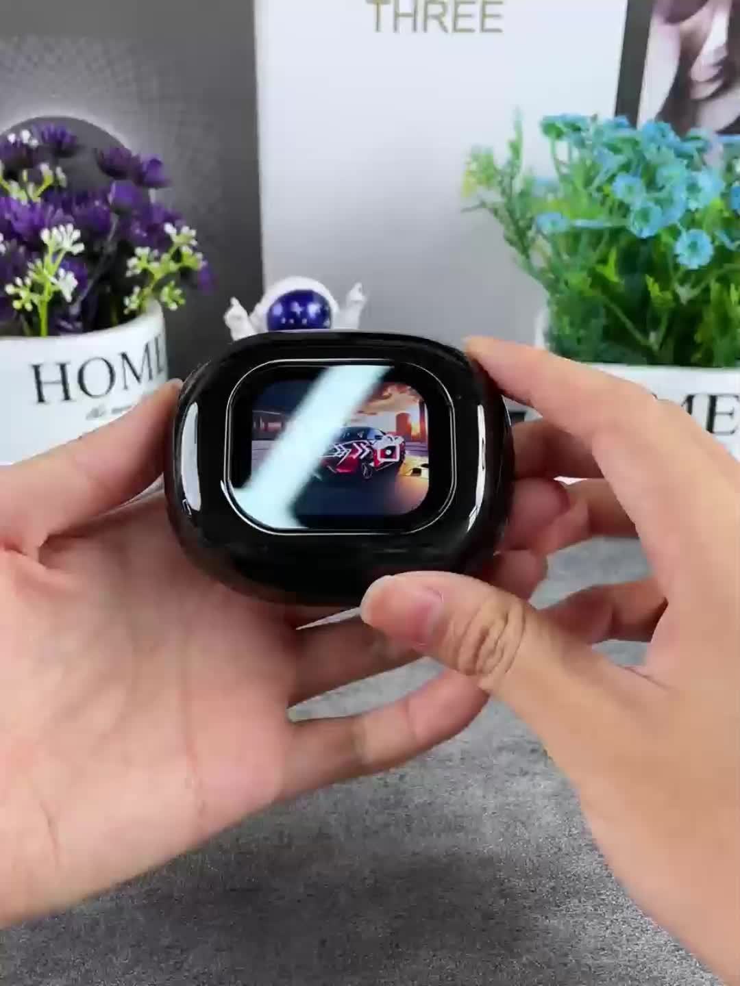 Wireless Earbuds Wireless 5.4, Touch Screen Earbuds, Wireless Earbuds, ENC Noise Cancelling In-Ear Earbuds With Wireless Charging Case LCD Display Deep Bass Earphones